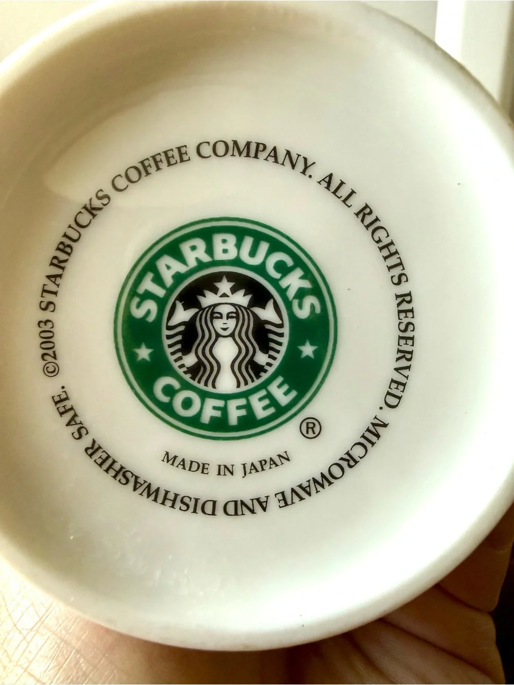 Rare Starbucks 2003 Okinawa Japan Shisa Pattern Coffee Mug